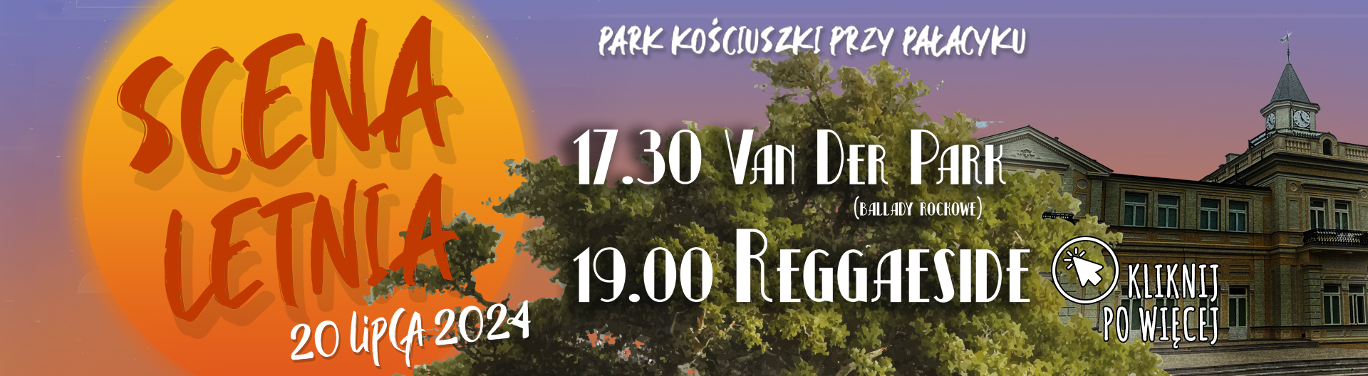 Scena Letnia - Koncert plenerowy zespołów Van Der Park i Reggaeside