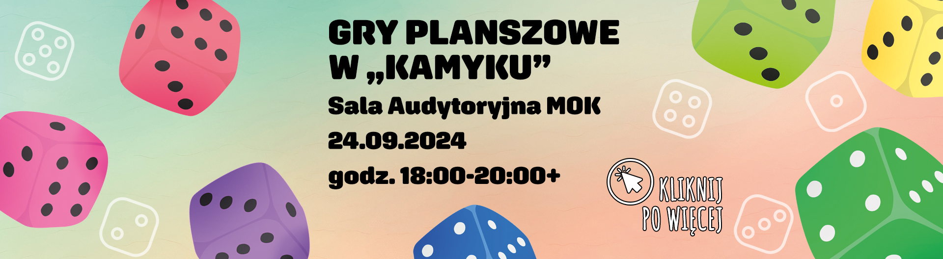 Gry planszowe w "Kamyku" - Wrzesień 2024