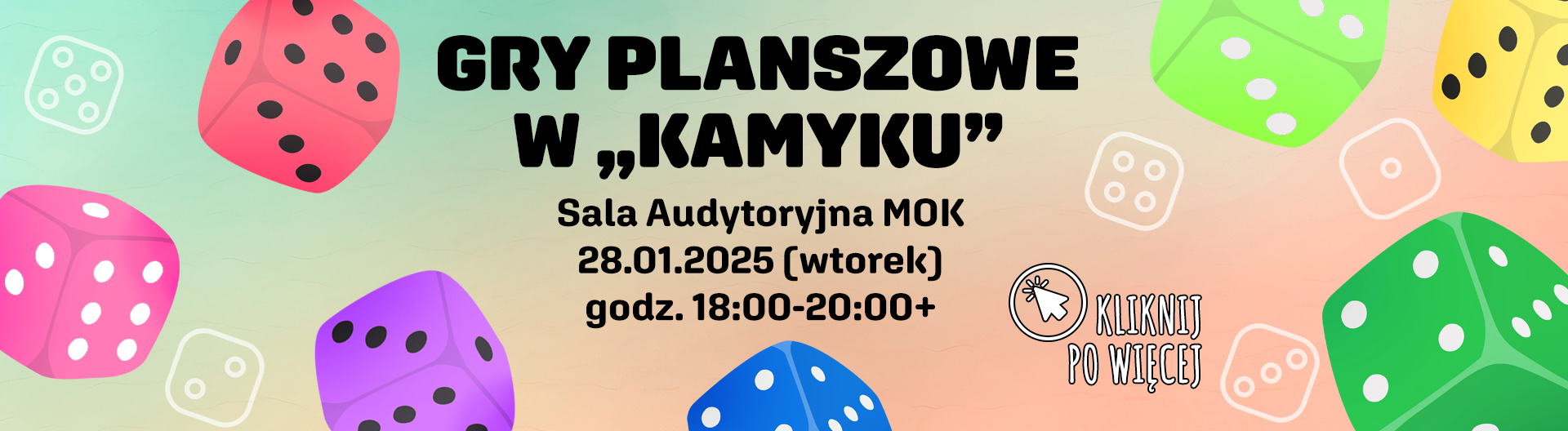 Gry planszowe w "Kamyku" - Styczeń 2025