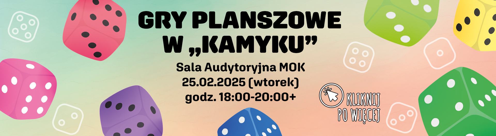 Gry planszowe w "Kamyku" - Luty 2025